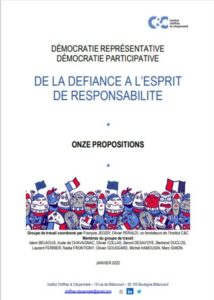 Illustration du rapport Démocratie représentative, démocratie participative : de la défiance à l'esprit de responsabilité